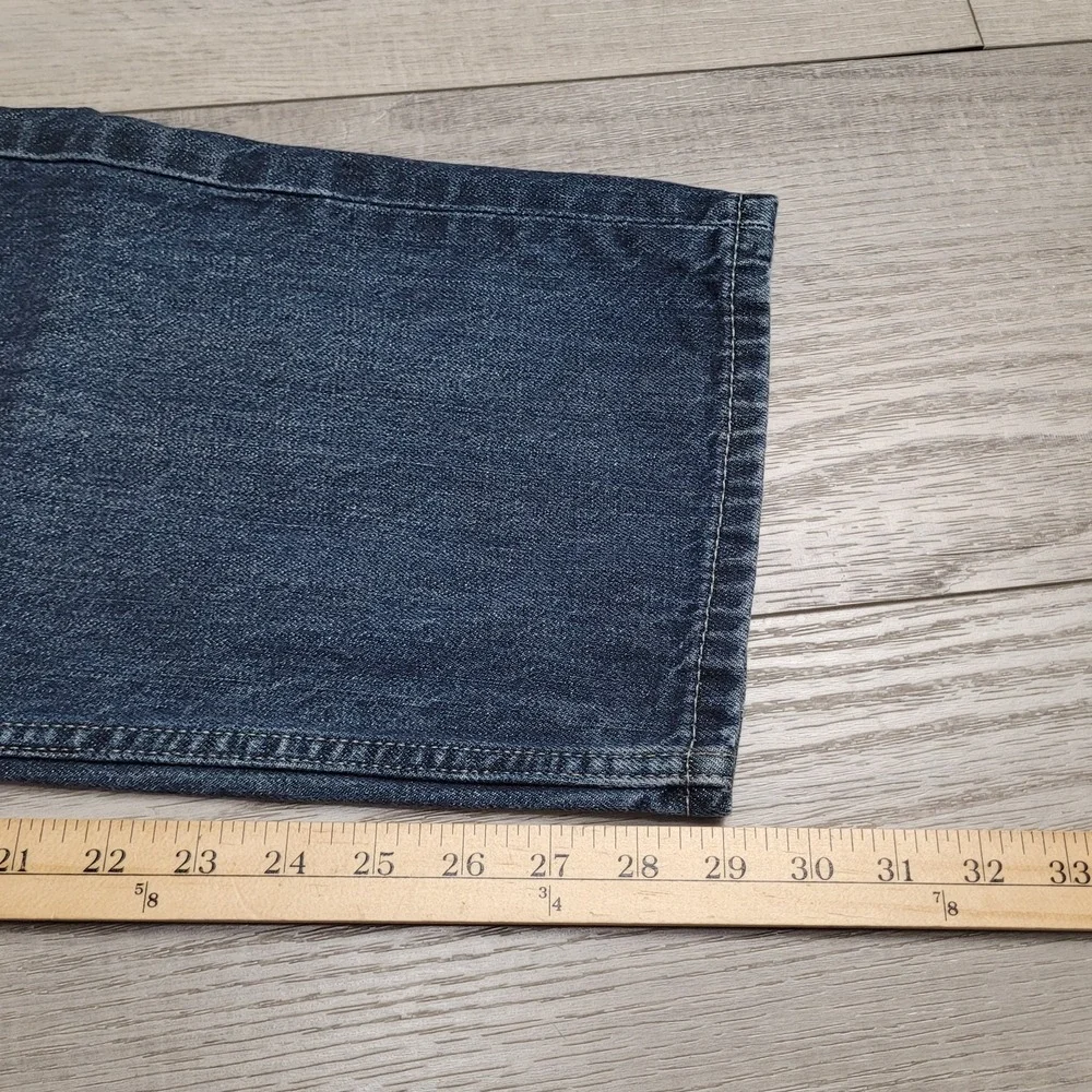 👖Levi's 505 Jeans Mens 40x30 (fits 40x29) Indigo Blue Denim Straight Leg 2016